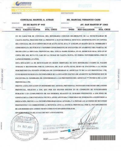 Pensionado: Denuncian a un concejal de Caleta por cobro indebido de pensiones