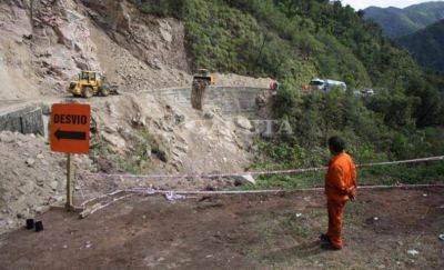 Hoy habr� cortes en la ruta hacia Taf� del Valle