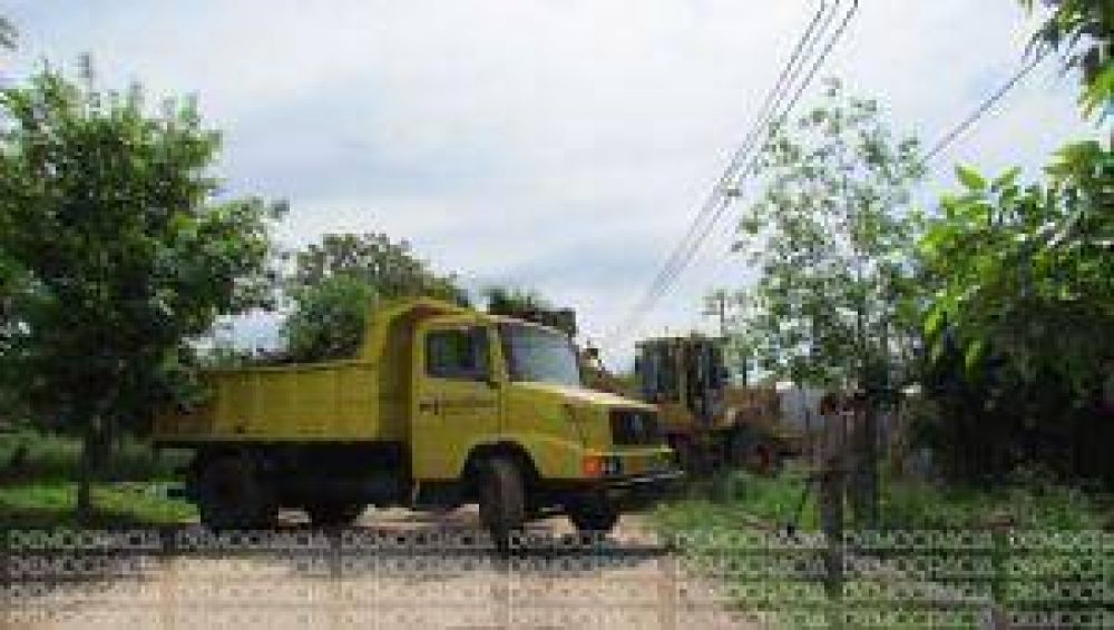 Trabajos de limpieza en el Barrio Norte 