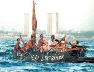 Los "balseros" podr�n volver a Cuba