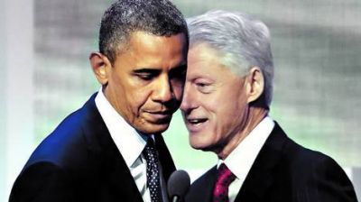 El presidente impulsa su campa�a con el apoyo crucial de Bill Clinton