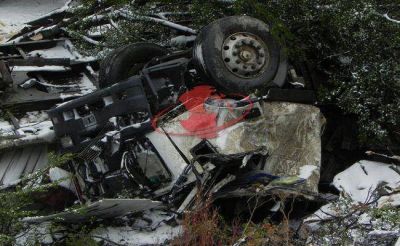 Un camionero bahiense falleci� en un tr�gico accidente en Tierra del Fuego