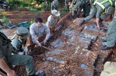 Gendarmer�a incaut� m�s de 3 toneladas de marihuana en Montecarlo
