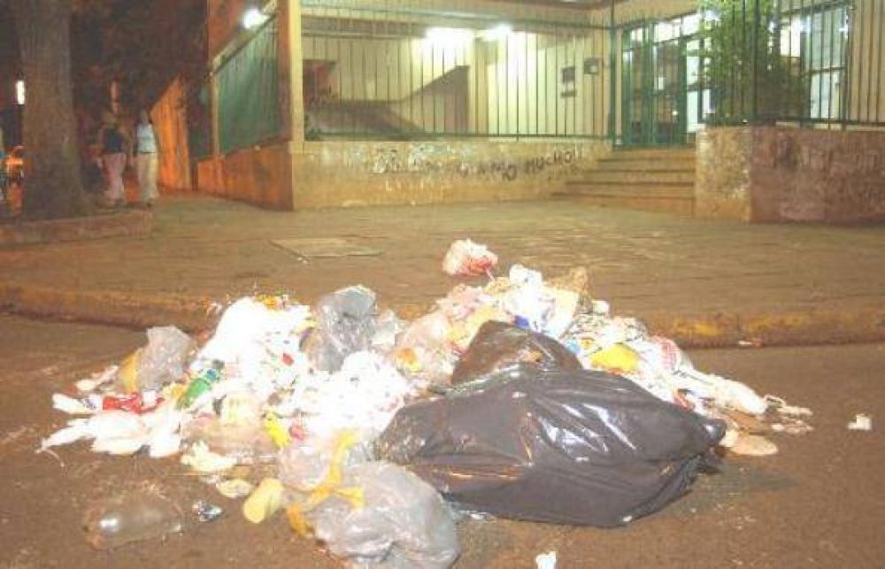 El municipio solicita que mientras dure el temporal, los vecinos no saquen la basura