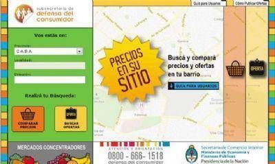 El Gobierno lanz� un portal para comparar precios y buscar ofertas en todo el pa�s