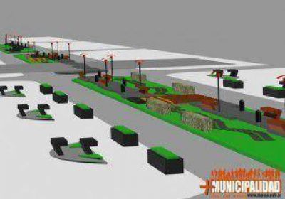 Una obra para remodelar el centro de Zapala 