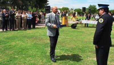 Polic�a Federal: El intendente Rainone particip� de los actos conmemorativos