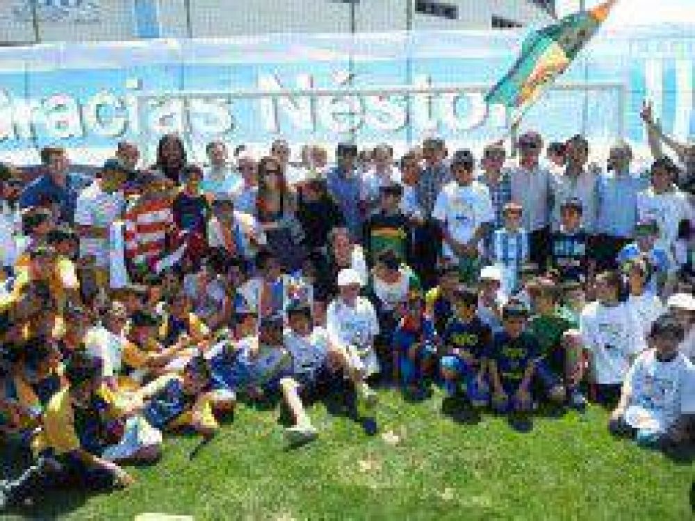 Boudou y Bossio recordaron a N�stor Kirchner en Avellaneda