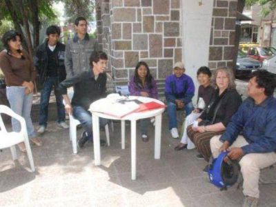 Una "carpa de la salud"