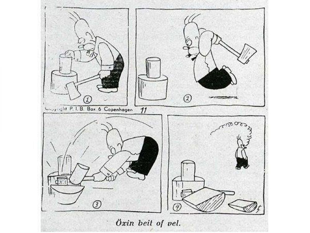 Homero Simpson ya hab�a sido dibujado en 1920