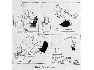 Homero Simpson ya hab�a sido dibujado en 1920