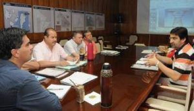 Provincia eval�a avances en las obras de infraestructura estructurales