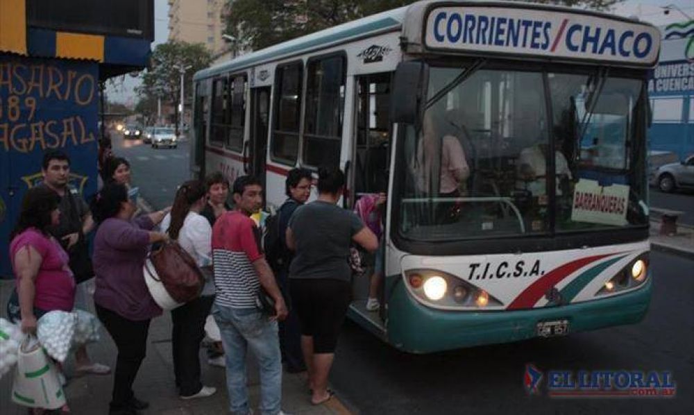 Chaco-Corrientes: la UTA local evaluar� medidas de fuerza ante la falta de control