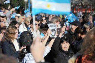 Banderazo en Mar del Plata por seguridad y justicia
