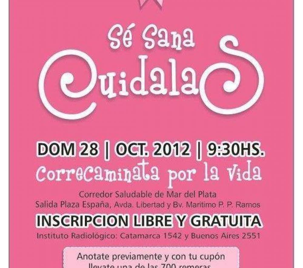 En el Corredor Saludable, �Correcaminata por la vida�