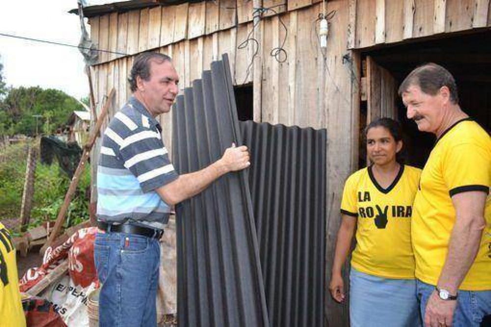 Nuevo Peronismo Renovador asisti� a familias posade�as de la chacra 145
