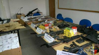 Polic�a puntana secuestr� un mini arsenal
