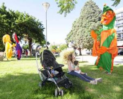 Tres t�teres gigantes actuar�n en las calles