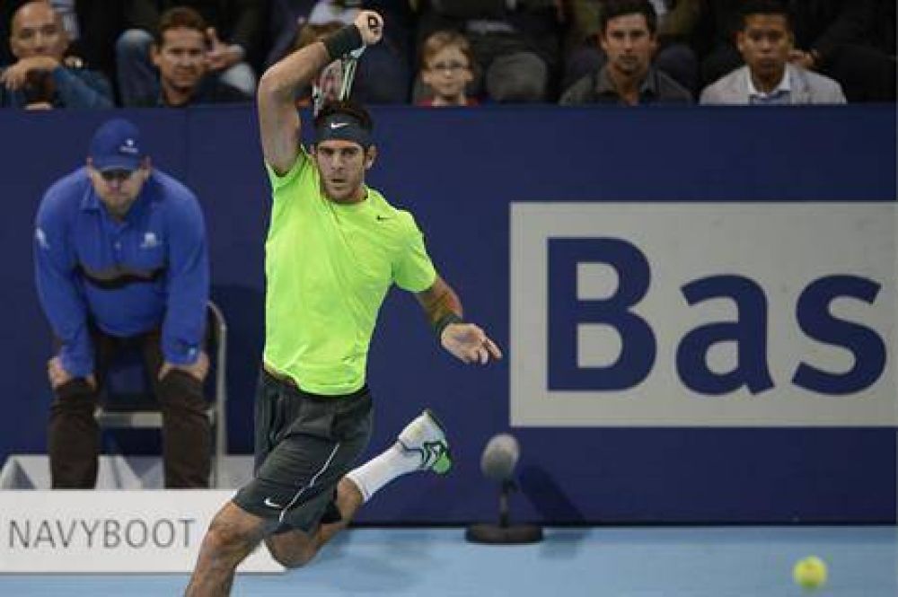 Delpo desafi� a la leyenda viviente y grit� campe�n en Basilea