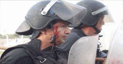 Efectivo policial herido en el partido de Andino y Uni�n de San Juan