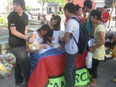 La Corriente Mart�n de G�emes en campa�a solidaria