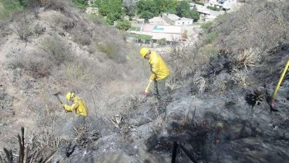 Incendio forestal en Bel�n