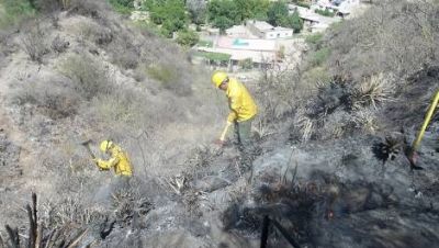 Incendio forestal en Bel�n
