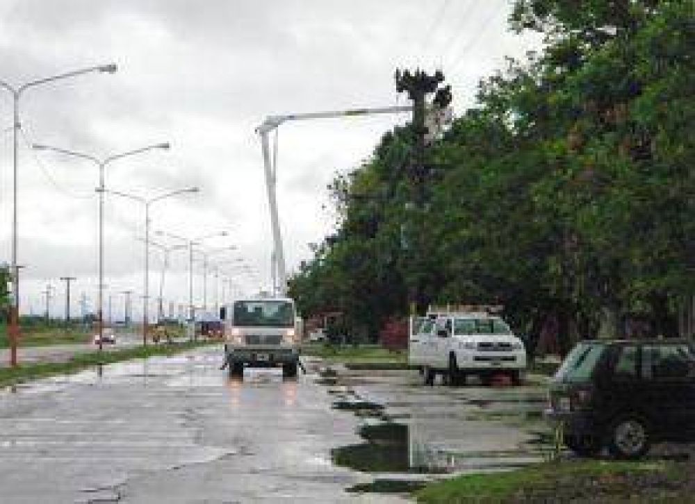 El temporal afect� a Resistencia, que por momentos qued� bajo el agua