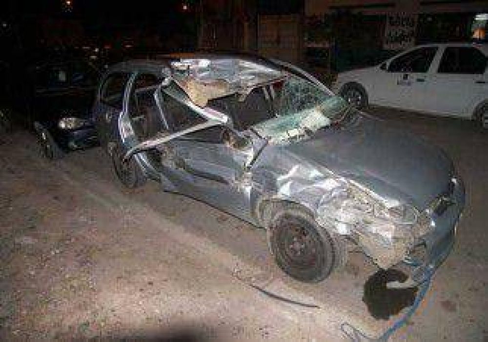 Un cipole�o grave tras un choque en Fern�ndez Oro 