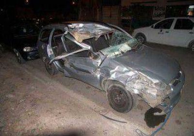 Un cipole�o grave tras un choque en Fern�ndez Oro 