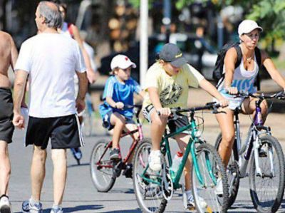 La Calle Recreativa cumpli� cien exitosos d�as
