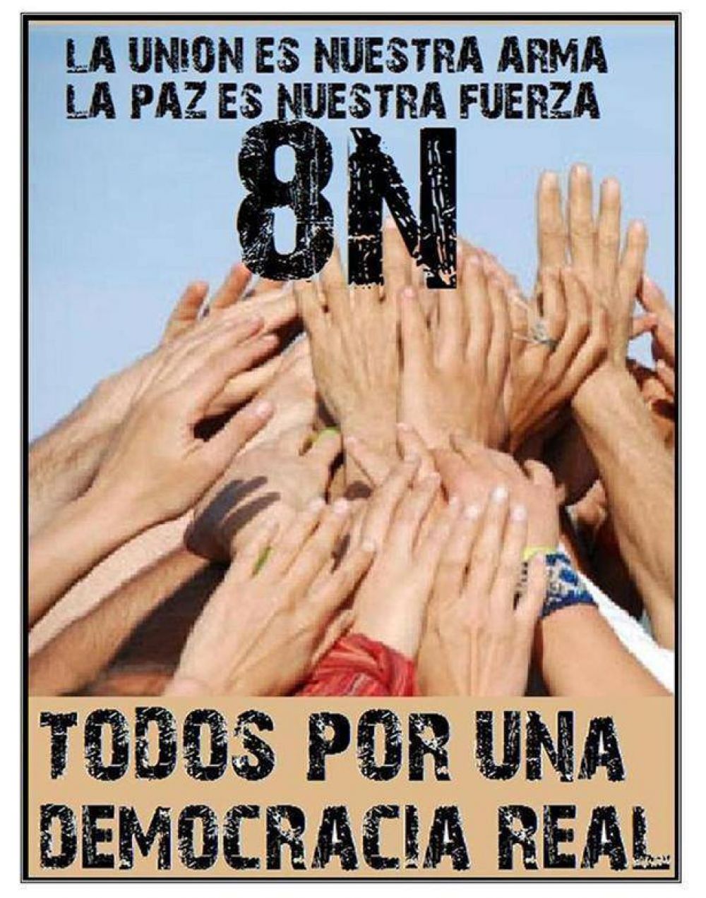Qu� dicen los afiches que convocan al cacerolazo del 8N