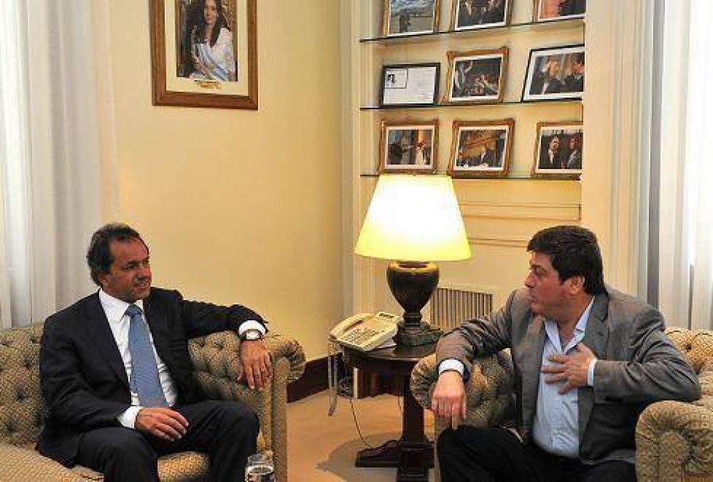 Se reunieron Scioli y Mariotto para avanzar en la agenda legislativa