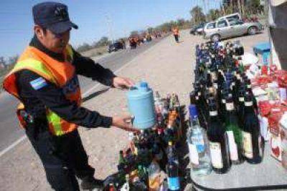 Decomisaron bebidas alcoh�licas a estudiantes sanjuaninos