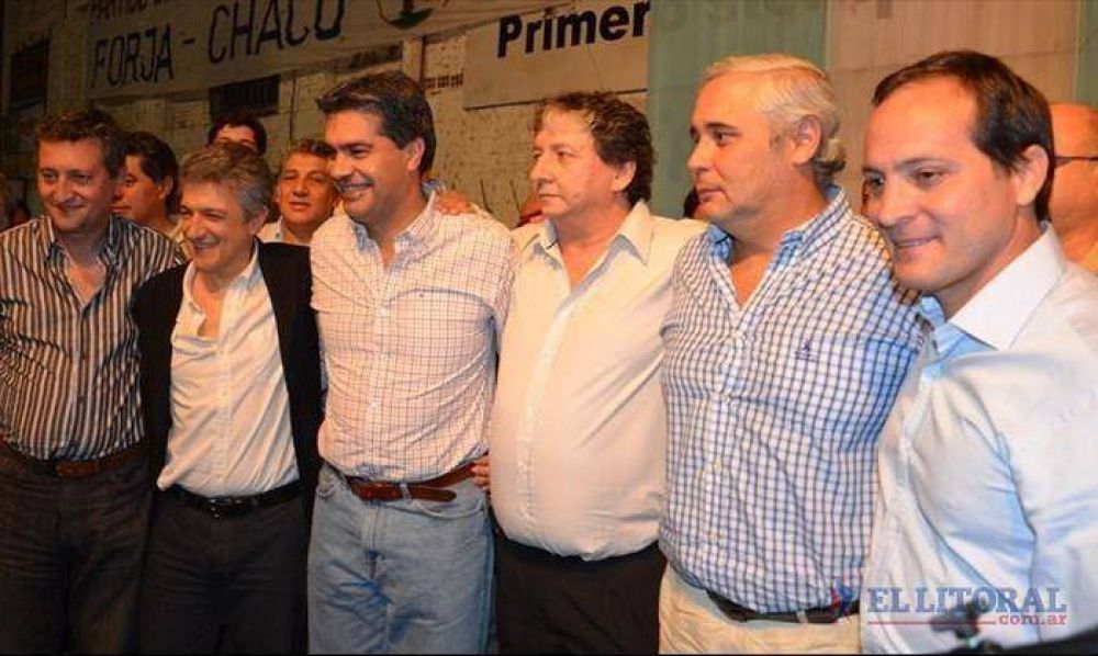 Camau y R�os juntos en un acto realizado en Resistencia