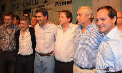 Camau y R�os juntos en un acto realizado en Resistencia