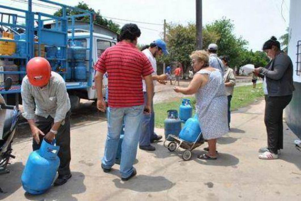 Las garrafas sociales se distribuyen normalmente
