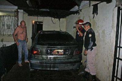 Incendiaron intencionalmente un auto	