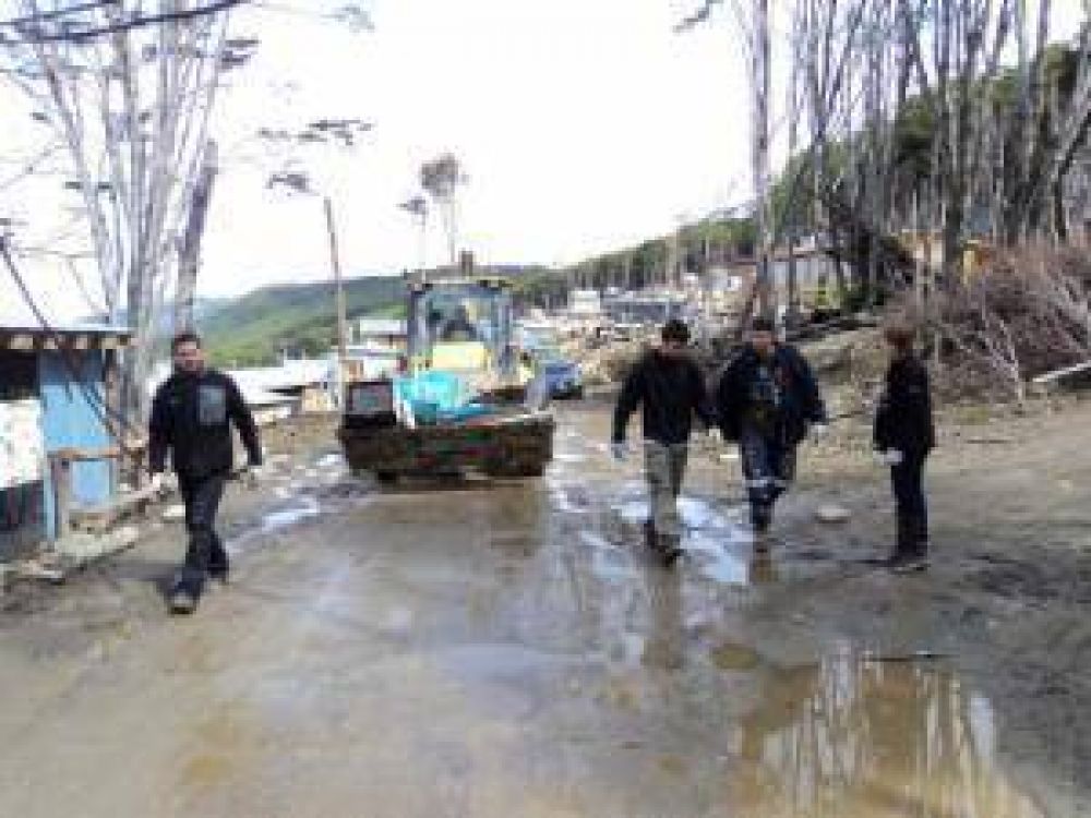 El municipio realiza tareas de limpieza en sectores altos de la ciudad