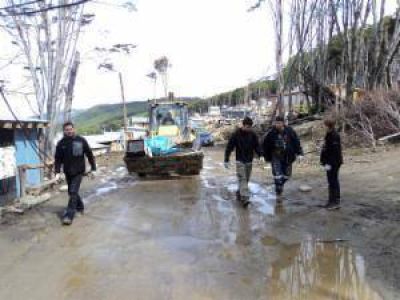 El municipio realiza tareas de limpieza en sectores altos de la ciudad