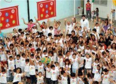 Jornada para promover la actividad f�sica en los recreos y la buena alimentaci�n