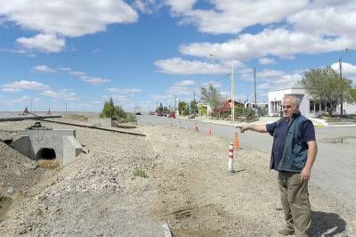 Denuncian accidentes por obra inconclusa a la entrada de Fitz Roy