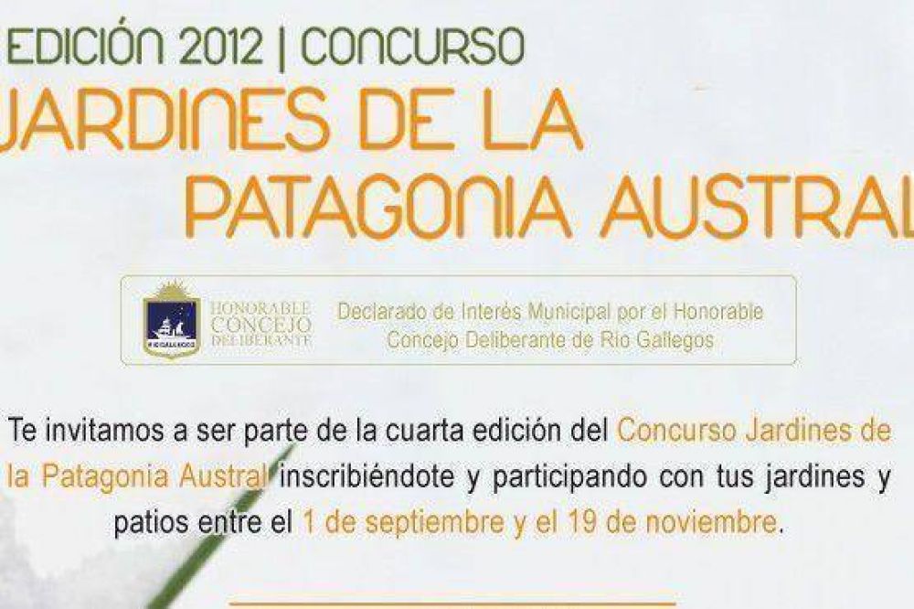 M�s de 50 inscriptos en el concurso de jardines de R�o Gallegos 