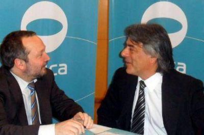 Fernando Araujo se reuni� con el titular del Afsca, Mart�n Sabbatella