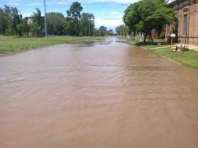 El temporal tambi�n pis� fuerte en Chacabuco y Dupuy
