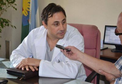 El doctor Walter Fabi, director del Hospital Doctor Posadas, se refiri� al tema de la seguridad.