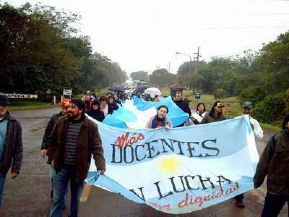 Maestros del MPL paran en el norte y el Frente Gremial se moviliza en Posadas