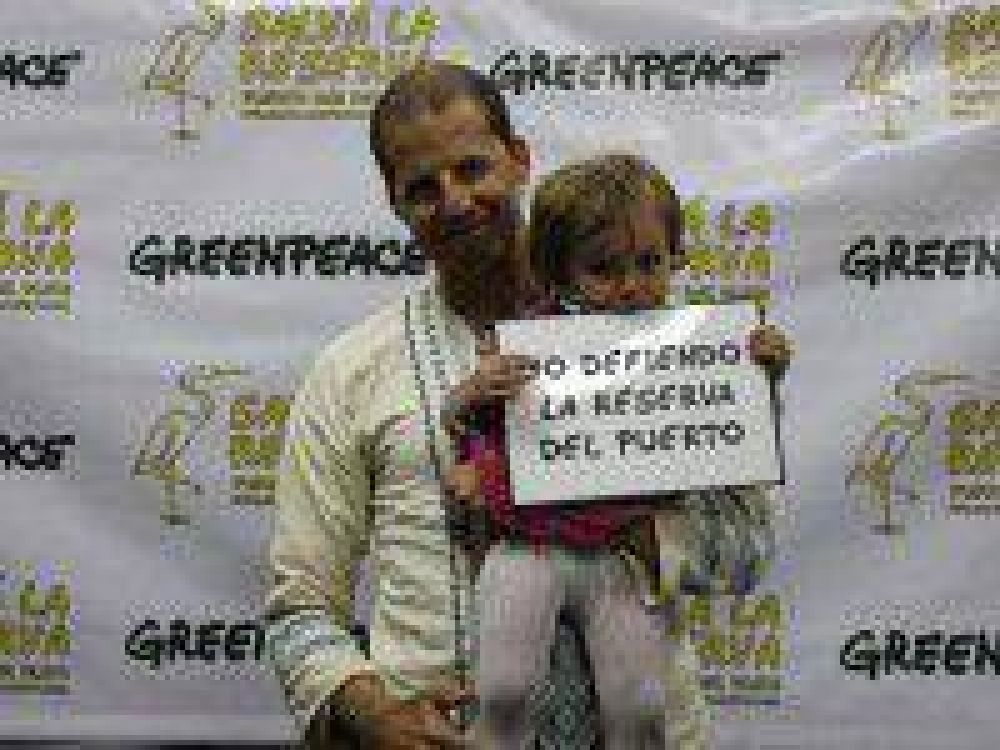 Greenpeace se moviliz� por la Reserva del Puerto
