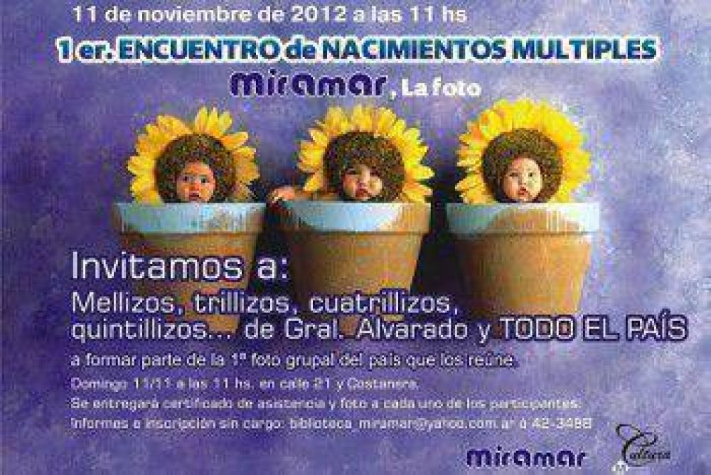 1er. Encuentro de Nacimiento M�ltiples ''Miramar, la foto''