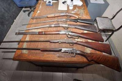 Encontraron armas de fuego que d�as atr�s hab�an sido robadas en una casa